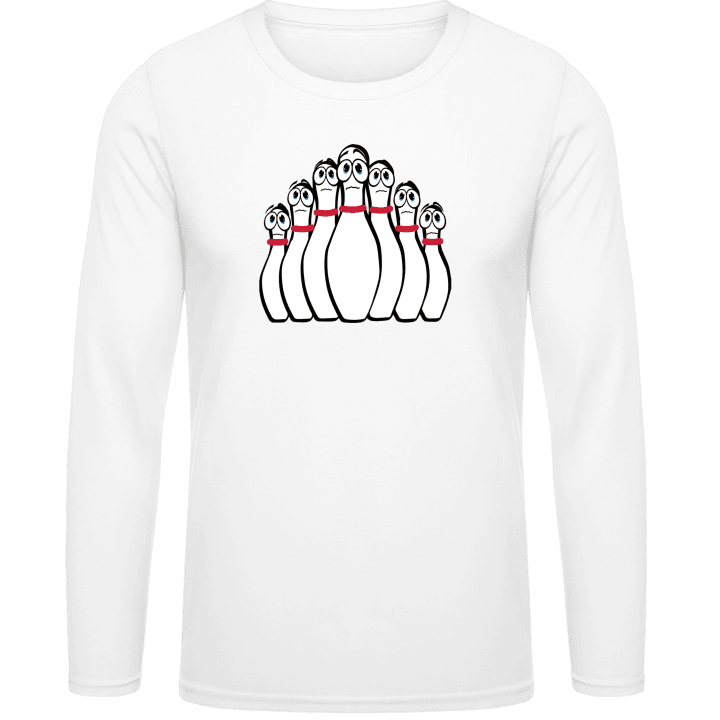 Scared Pins Bowling T-shirt à manches longues contain pic