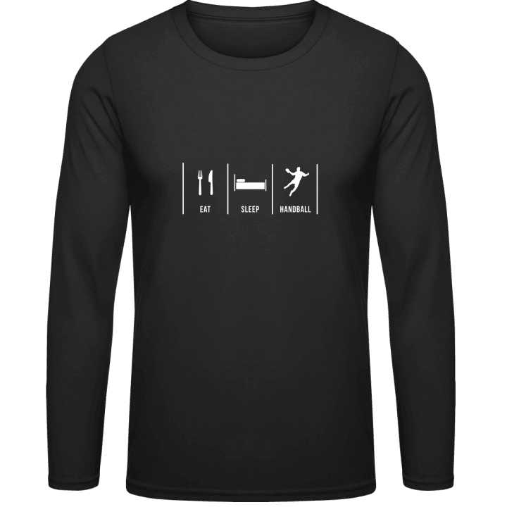 Eat Sleep Handball Shirt met lange mouwen contain pic