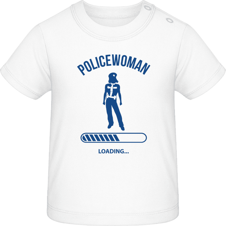 Policewoman Loading Camiseta de bebé contain pic