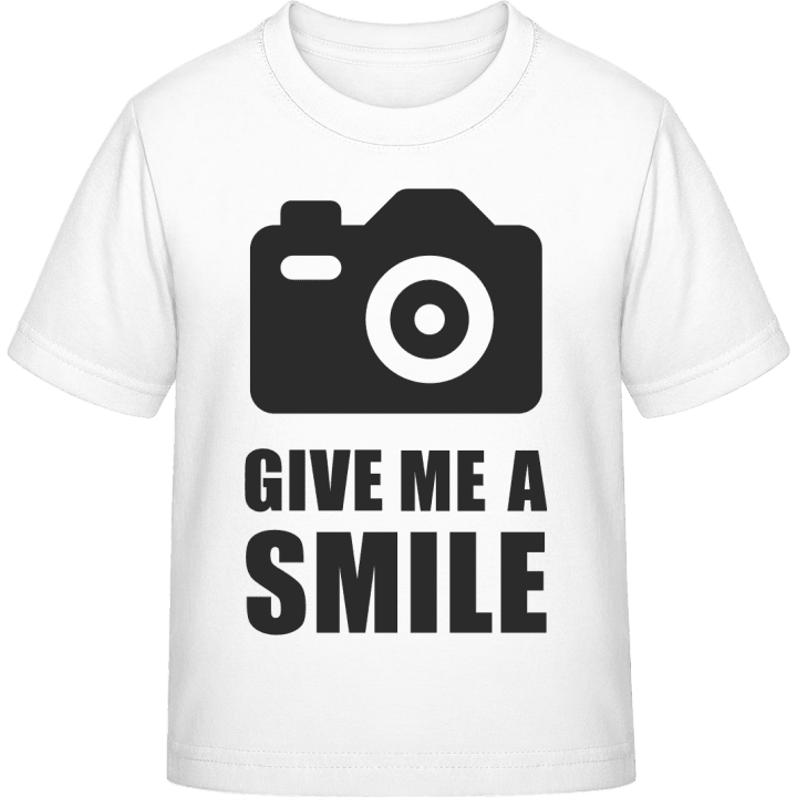 Give Me A Smile T-shirt för barn contain pic