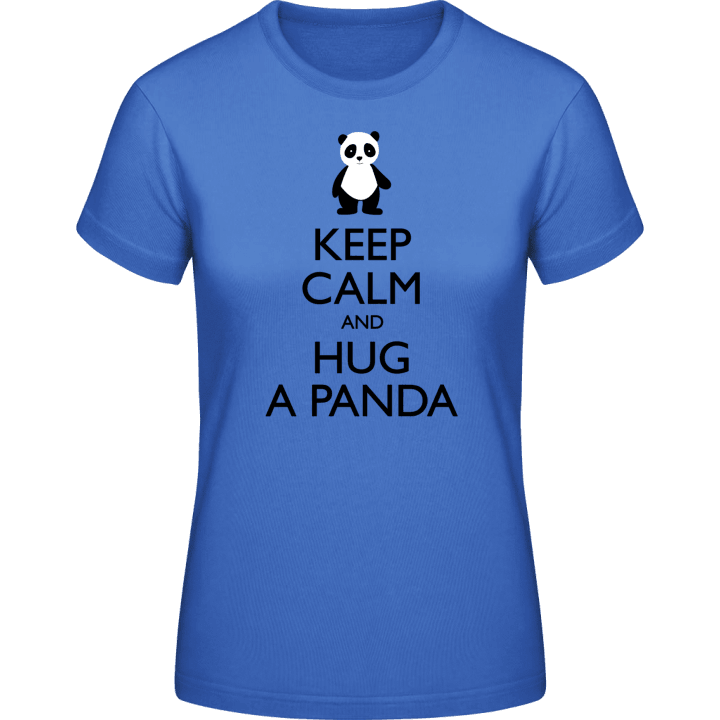 Keep Calm And Hug A Panda T-shirt för kvinnor 0 image
