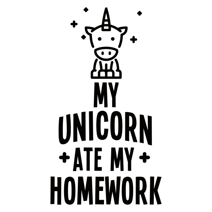 My Unicorn Ate My Homework Vrouwen Lange Mouw Shirt 0 image
