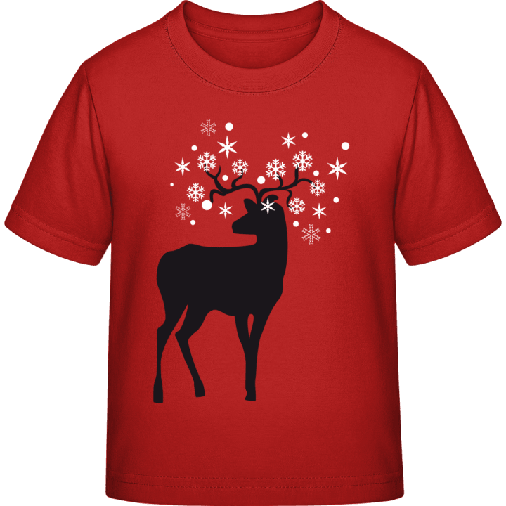 Deer Antlers Snowflake Kids T-shirt 0 image