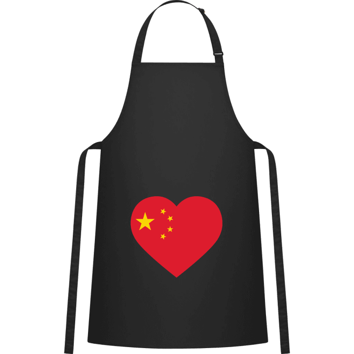 China Heart Flag Förkläde för matlagning contain pic