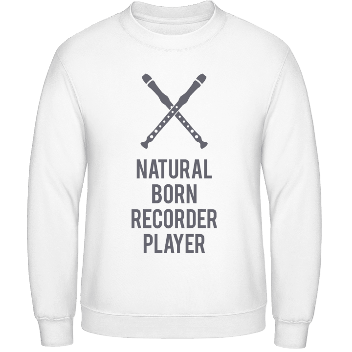 Natural Born Recorder Player Tröja contain pic