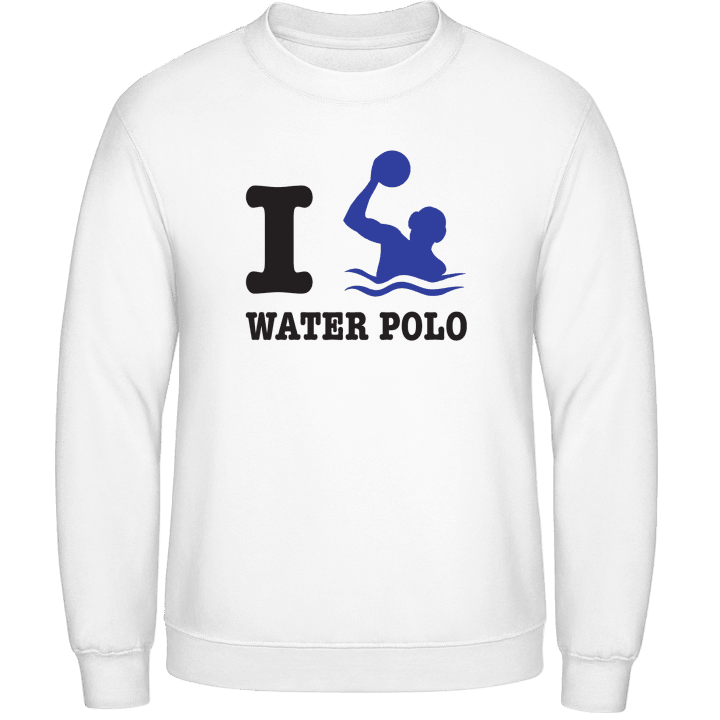 I Love Water Polo Felpa contain pic