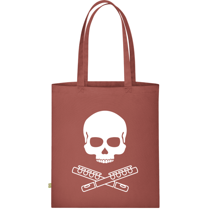 Skull And Flutes Stofftasche contain pic