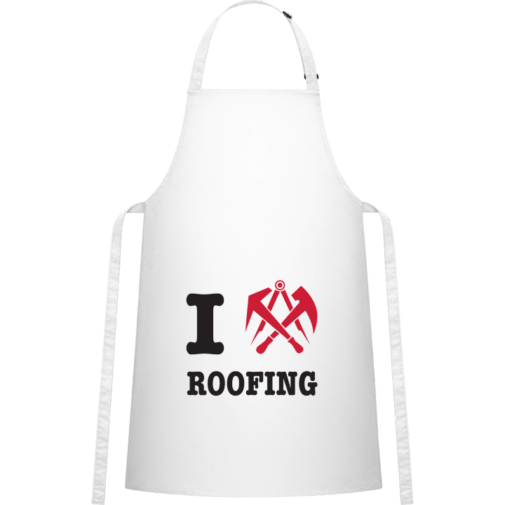 I Love Roofing Kitchen Apron contain pic