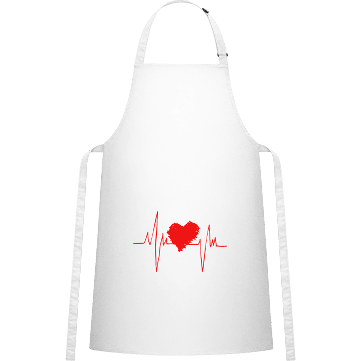 Heartbeat Logo Förkläde för matlagning contain pic