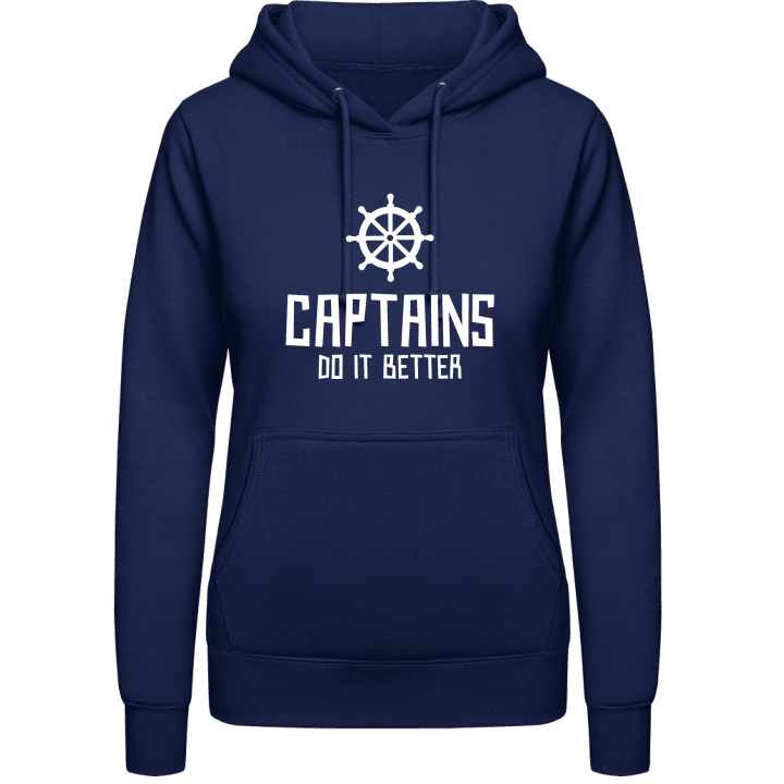 Captains Do It Better Vrouwen Hoodie contain pic