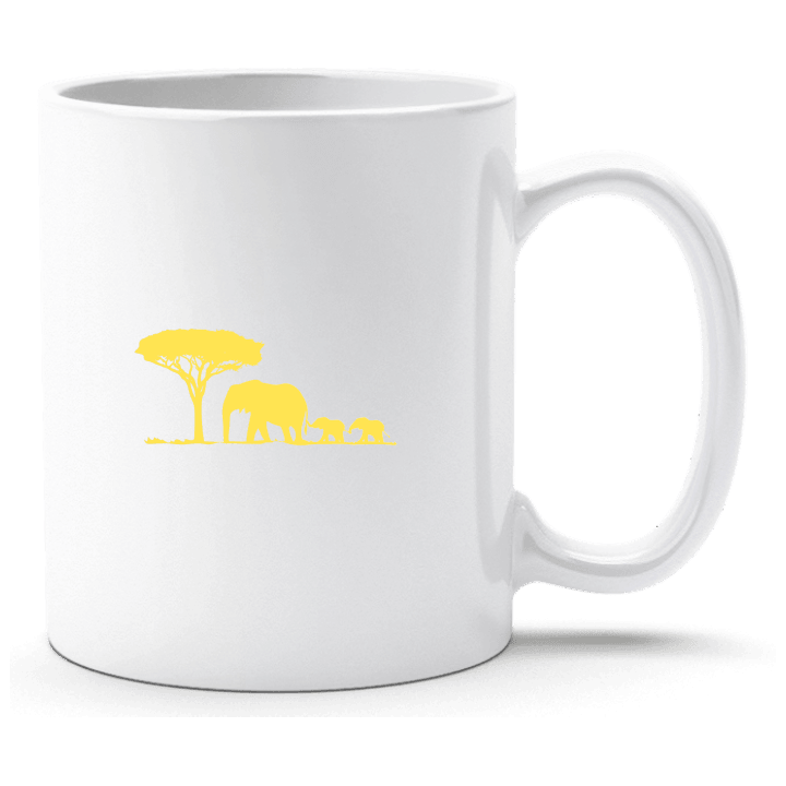 Elephant Family Landscape Cup 0 image