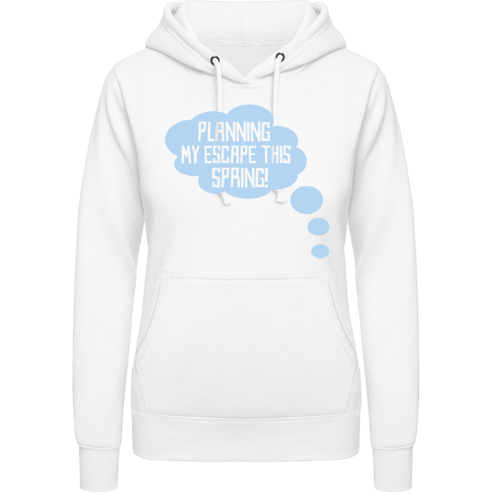 Planning My Escape This Spring Vrouwen Hoodie 0 image