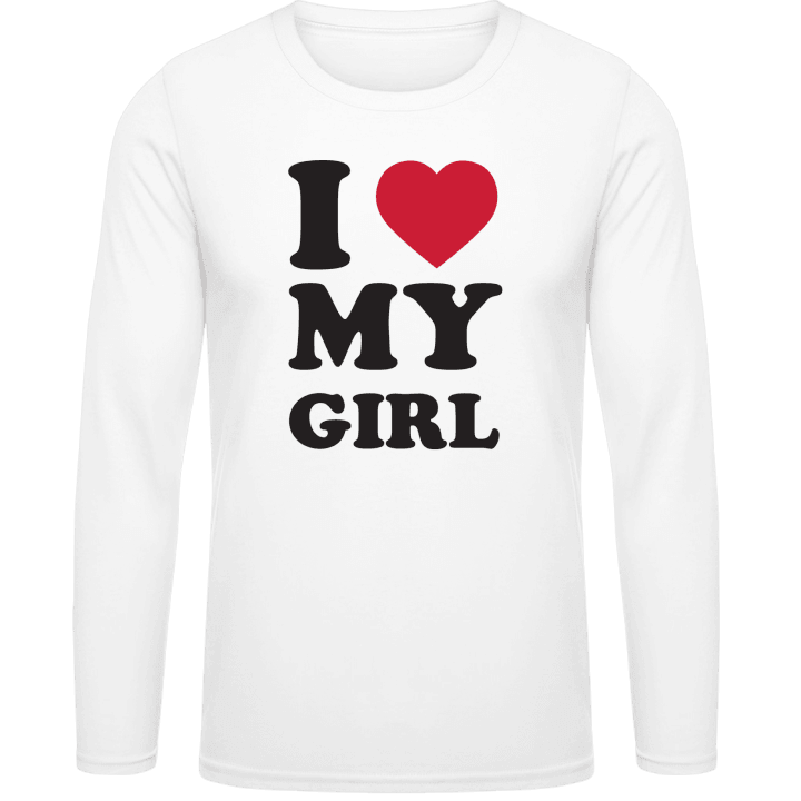 I Heart My Girl T-shirt à manches longues contain pic