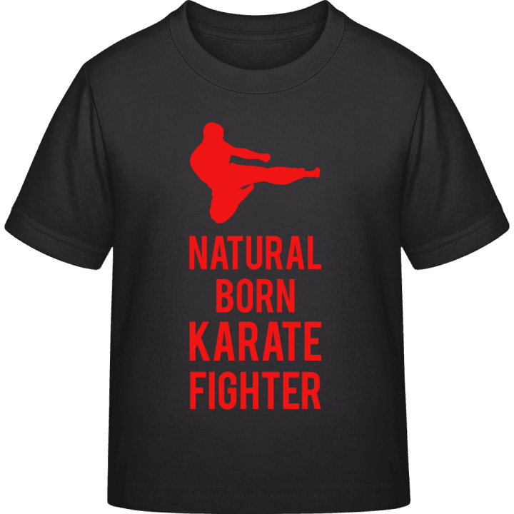Natural Born Karate Fighter T-skjorte for barn contain pic