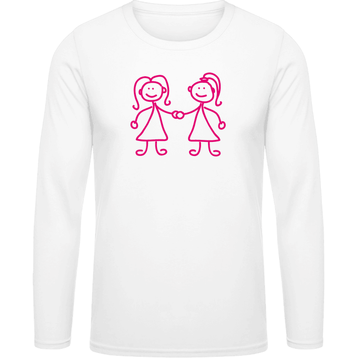 Sisters Girlfriends Holding Hands T-shirt à manches longues 0 image