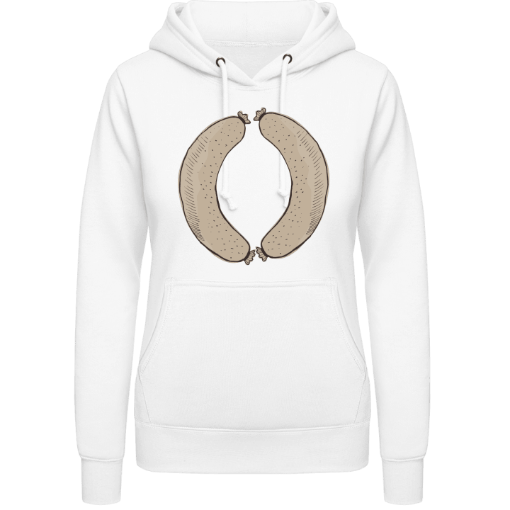 White Sausage Women Hoodie contain pic