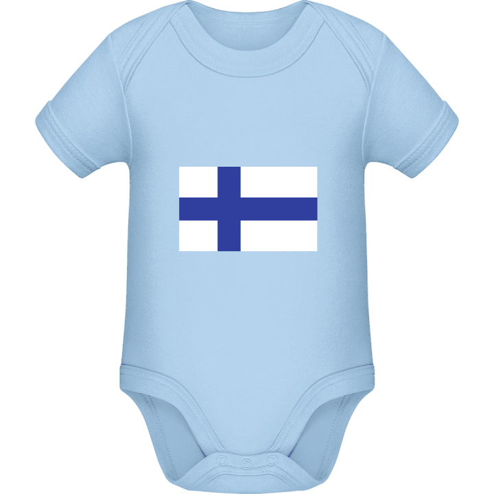 Finland Flag Baby Romper contain pic