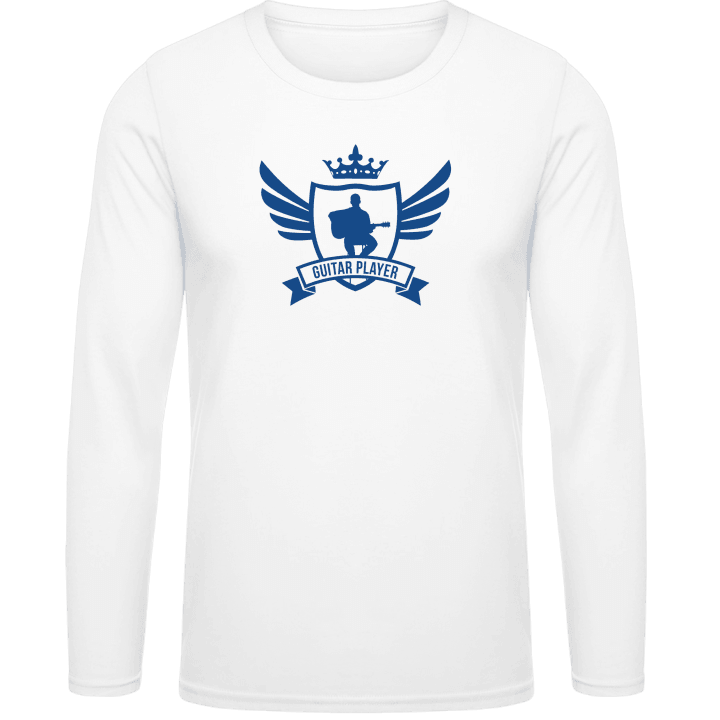 Guitar Player Winged T-shirt à manches longues contain pic