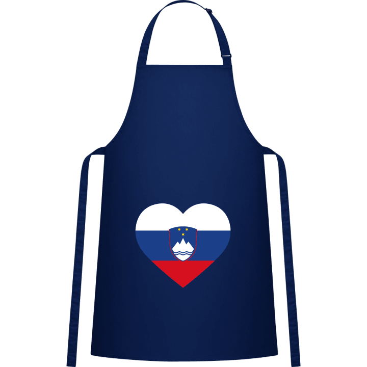 Slovenia Heart Flag Delantal de cocina contain pic