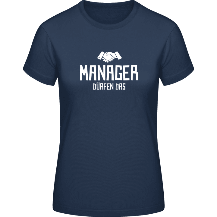 Manager dürfen das T-shirt för kvinnor contain pic