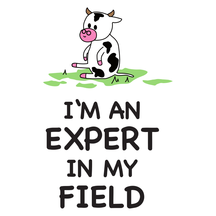 Expert In My Field Cow Vrouwen Lange Mouw Shirt 0 image