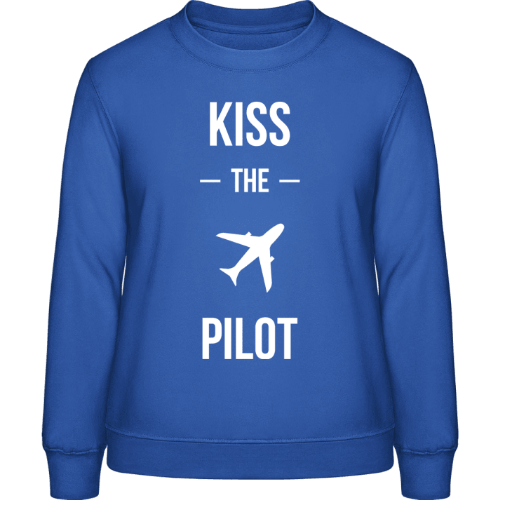 Kiss The Pilot Sweatshirt för kvinnor contain pic