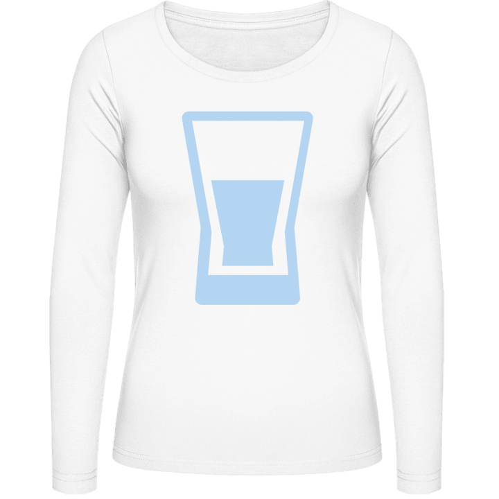 Vodka Glas Kvinnor långärmad skjorta contain pic