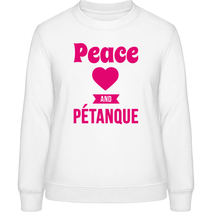 Peace Love Pétanque Sudadera de mujer contain pic