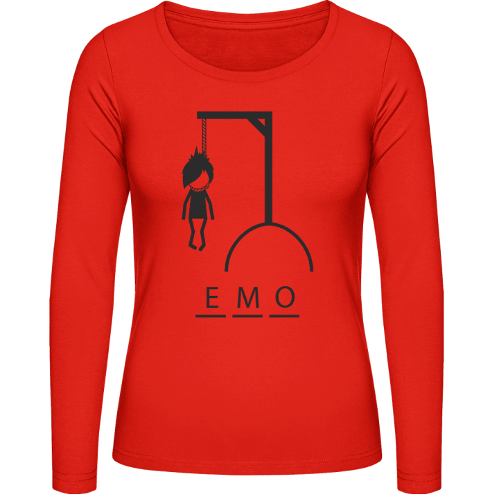 Emo Game Camisa de manga larga para mujer contain pic