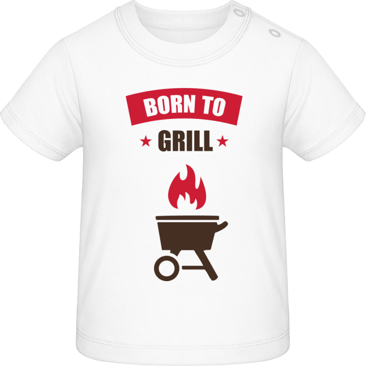 Born to Grill Baby T-skjorte contain pic