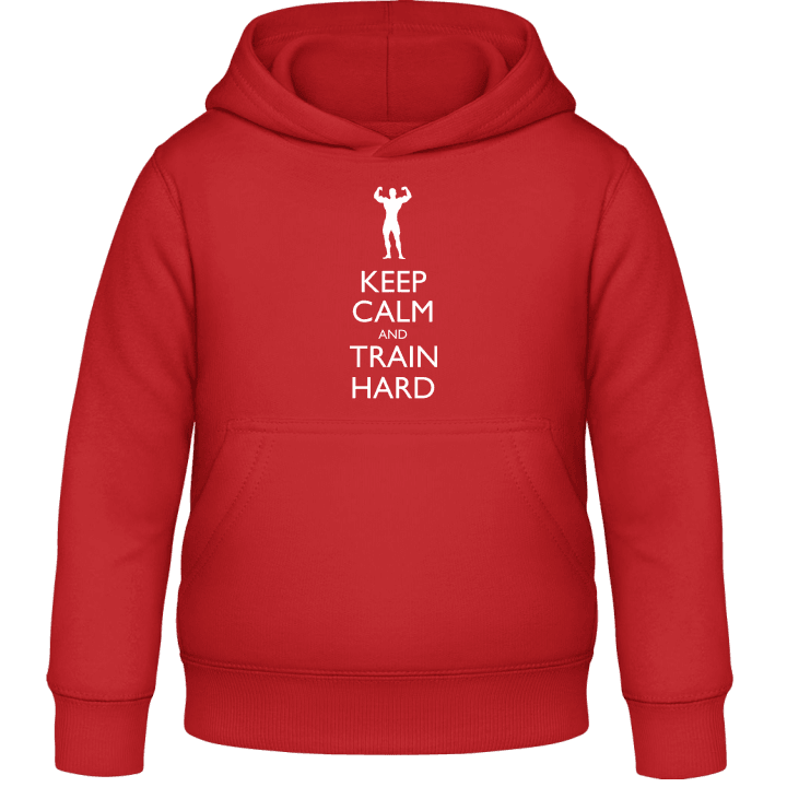 Keep Calm and Train Hard Hettegenser for barn contain pic