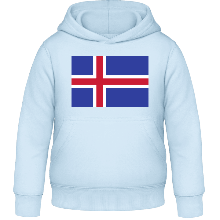 Iceland Flag Kids Hoodie contain pic