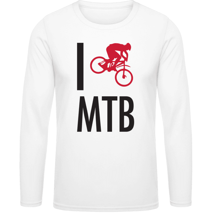 I Love MTB Langarmshirt contain pic