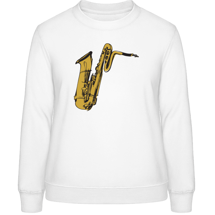 Saxophon Frauen Sweatshirt contain pic