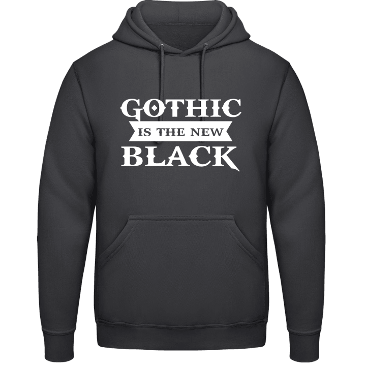Gothic Is The New Black Felpa con cappuccio contain pic