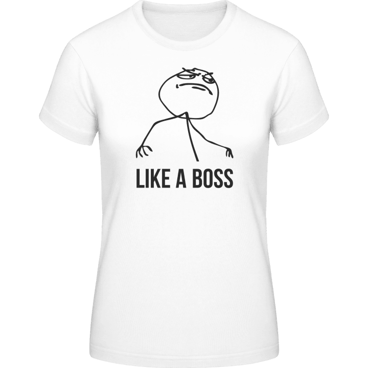 Like A Boss Internet Meme T-shirt för kvinnor 0 image