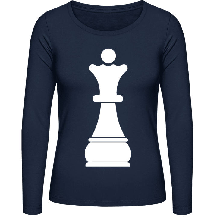 Chess Figure Queen T-shirt à manches longues pour femmes 0 image