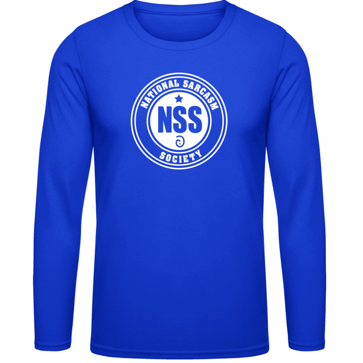 National Sarcasm Society Langarmshirt contain pic
