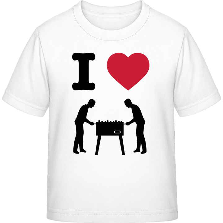 I Love Table Football Kinderen T-shirt contain pic