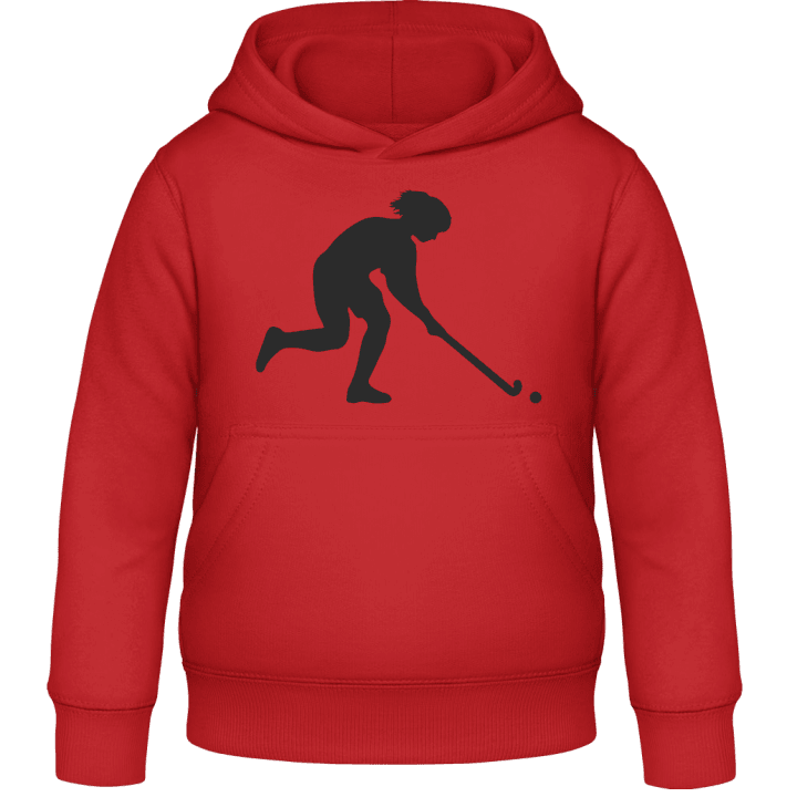 Field Hockey Player Female Kids Hoodie contain pic