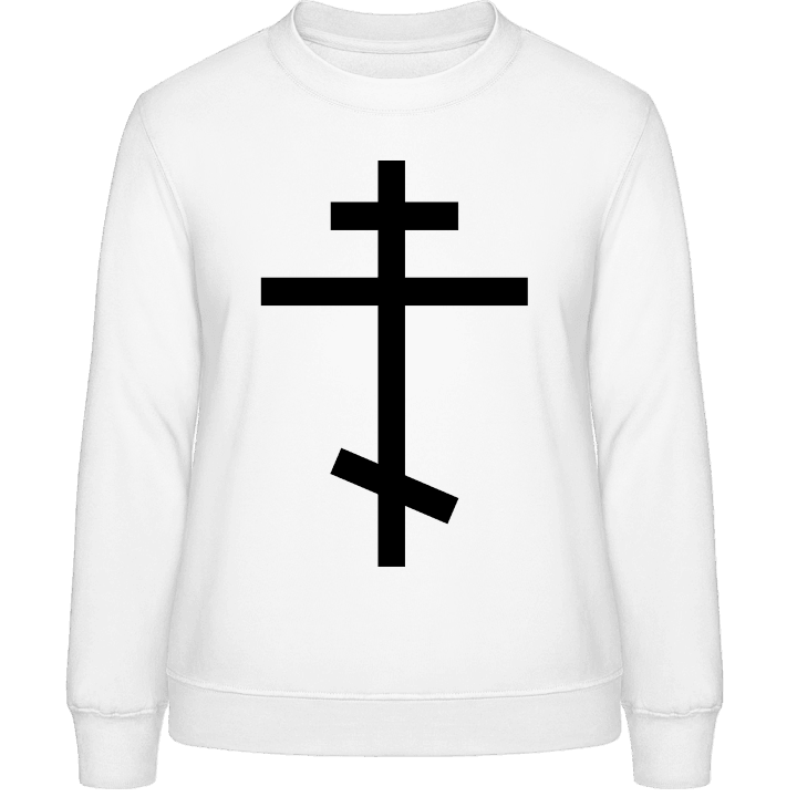 Orthodoxes Kreuz Frauen Sweatshirt contain pic