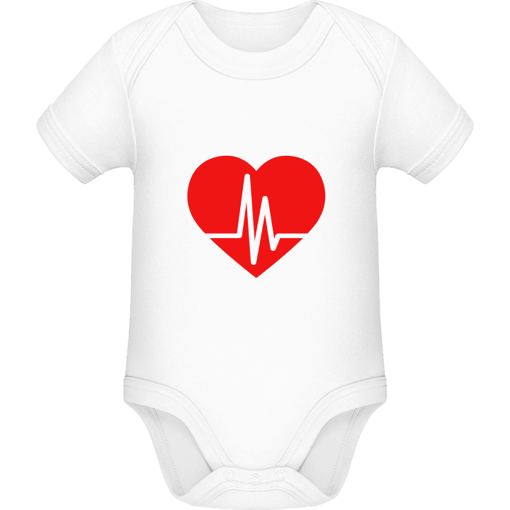Heart Beat Logo Baby Romper contain pic