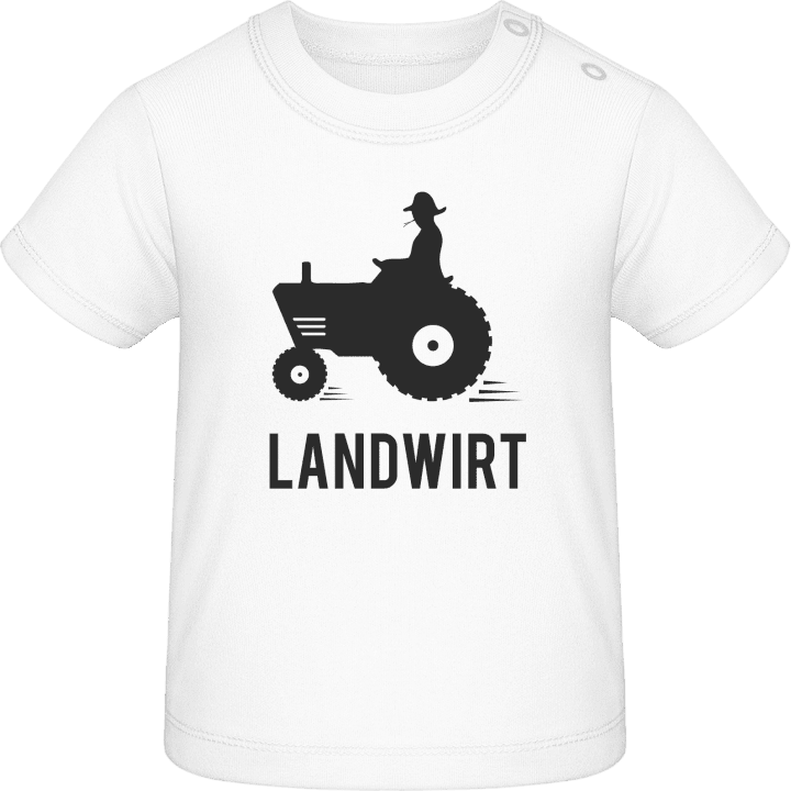 Landwirt mit Traktor Baby T-Shirt contain pic