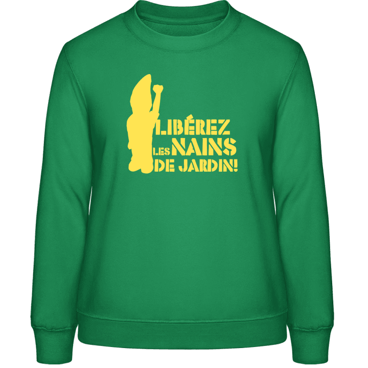 Liberez Les Nains De Jardin Sweatshirt för kvinnor contain pic