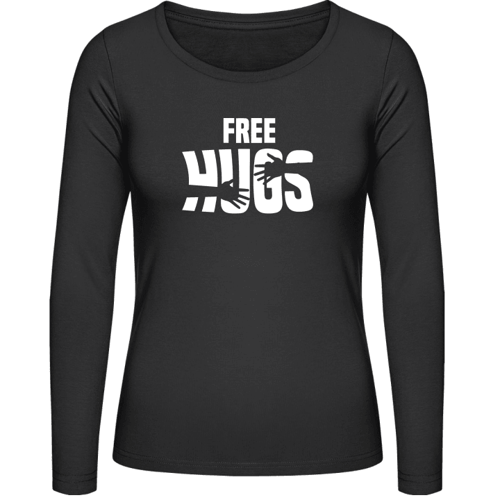 Free Hugs... Kvinnor långärmad skjorta contain pic