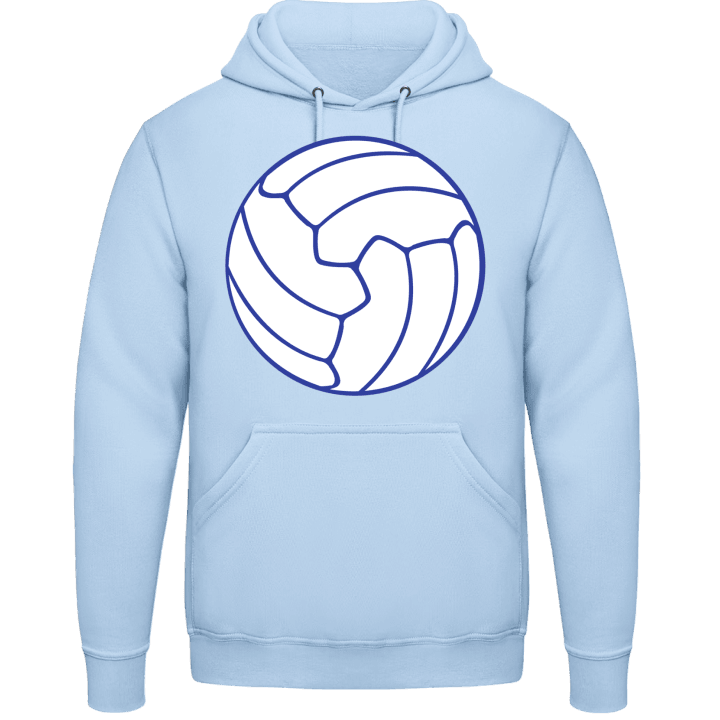 White Volleyball Ball Hoodie 0 image