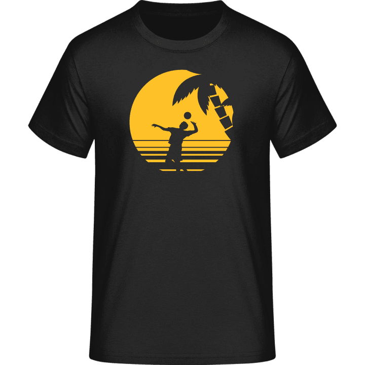 Beach Volleyball Sunset  T-Shirt contain pic