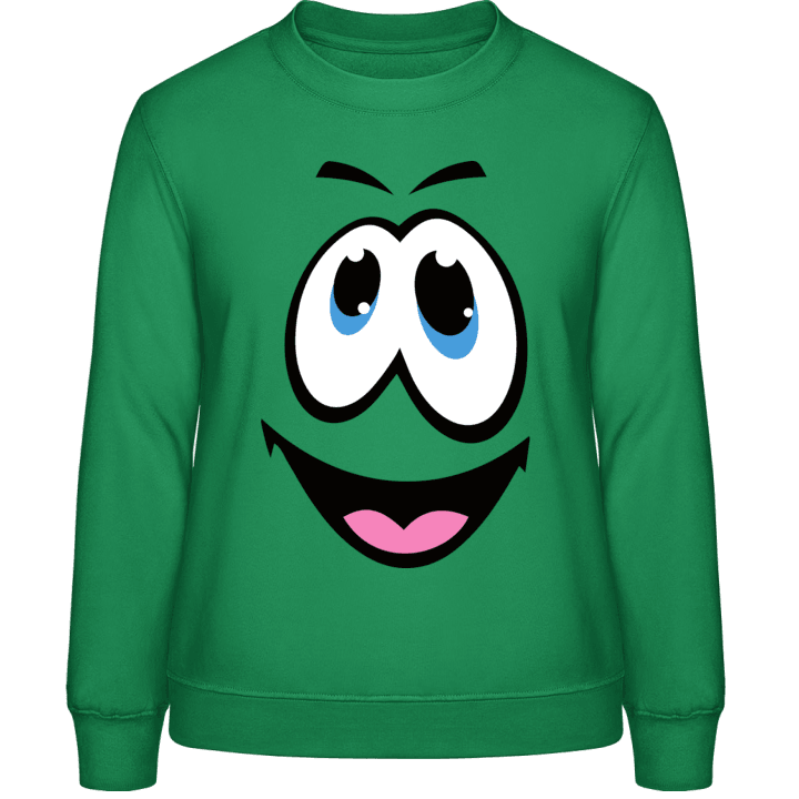 Happy Face Smiley Sweatshirt för kvinnor contain pic