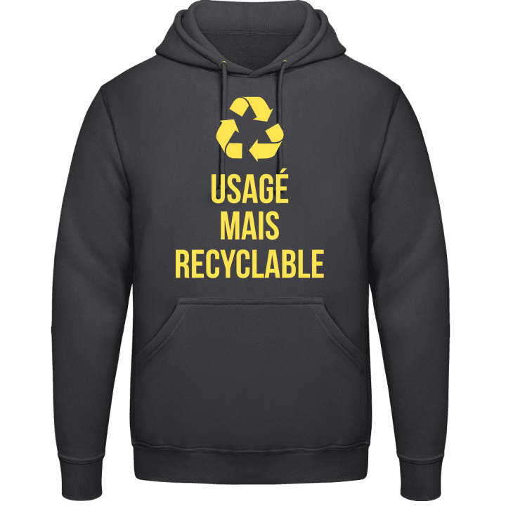 Usagé mais recyclable Hoodie contain pic