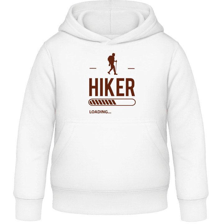 Hiker Loading Kids Hoodie contain pic